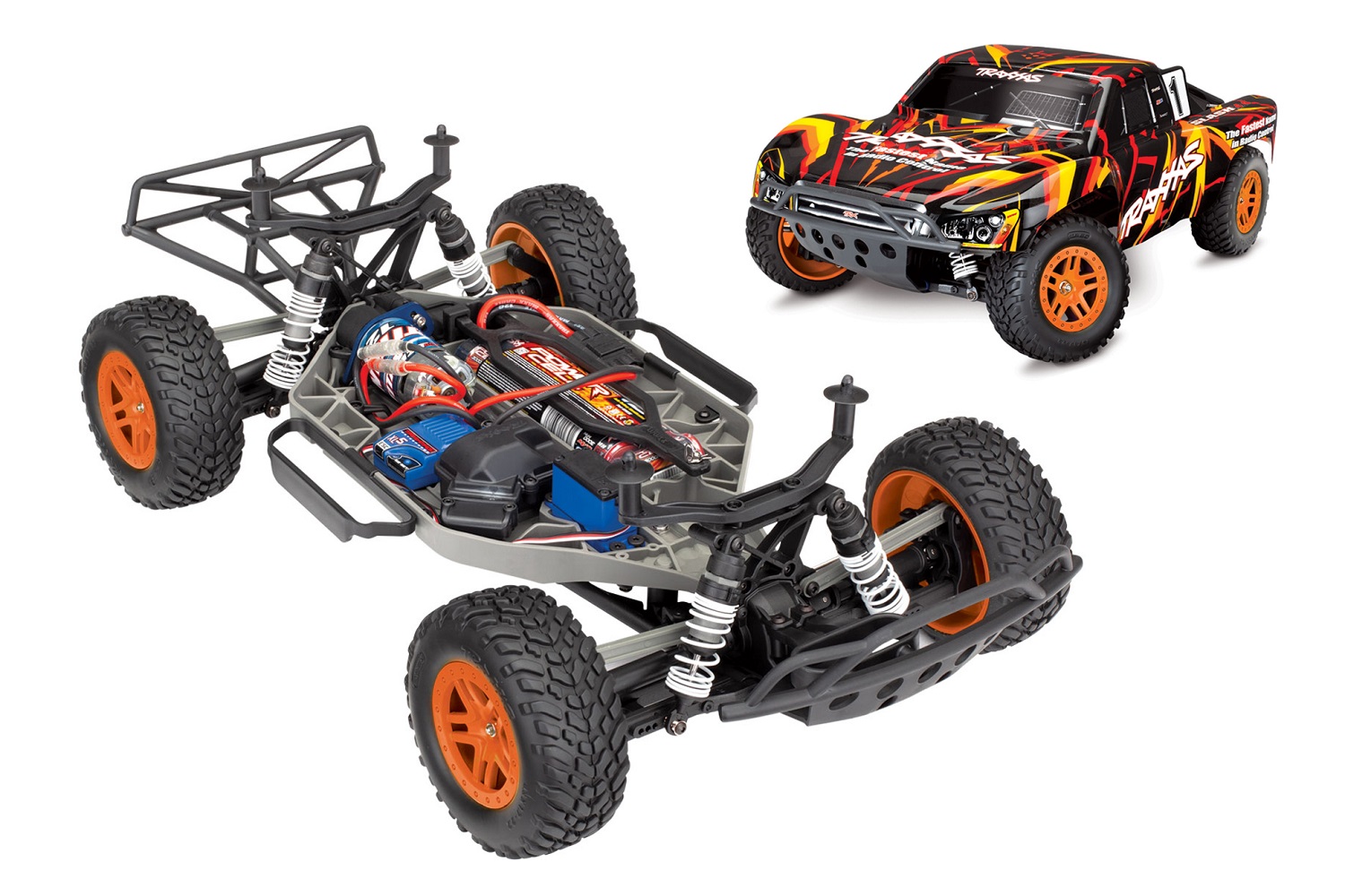 Stock brushed Slash 4X4