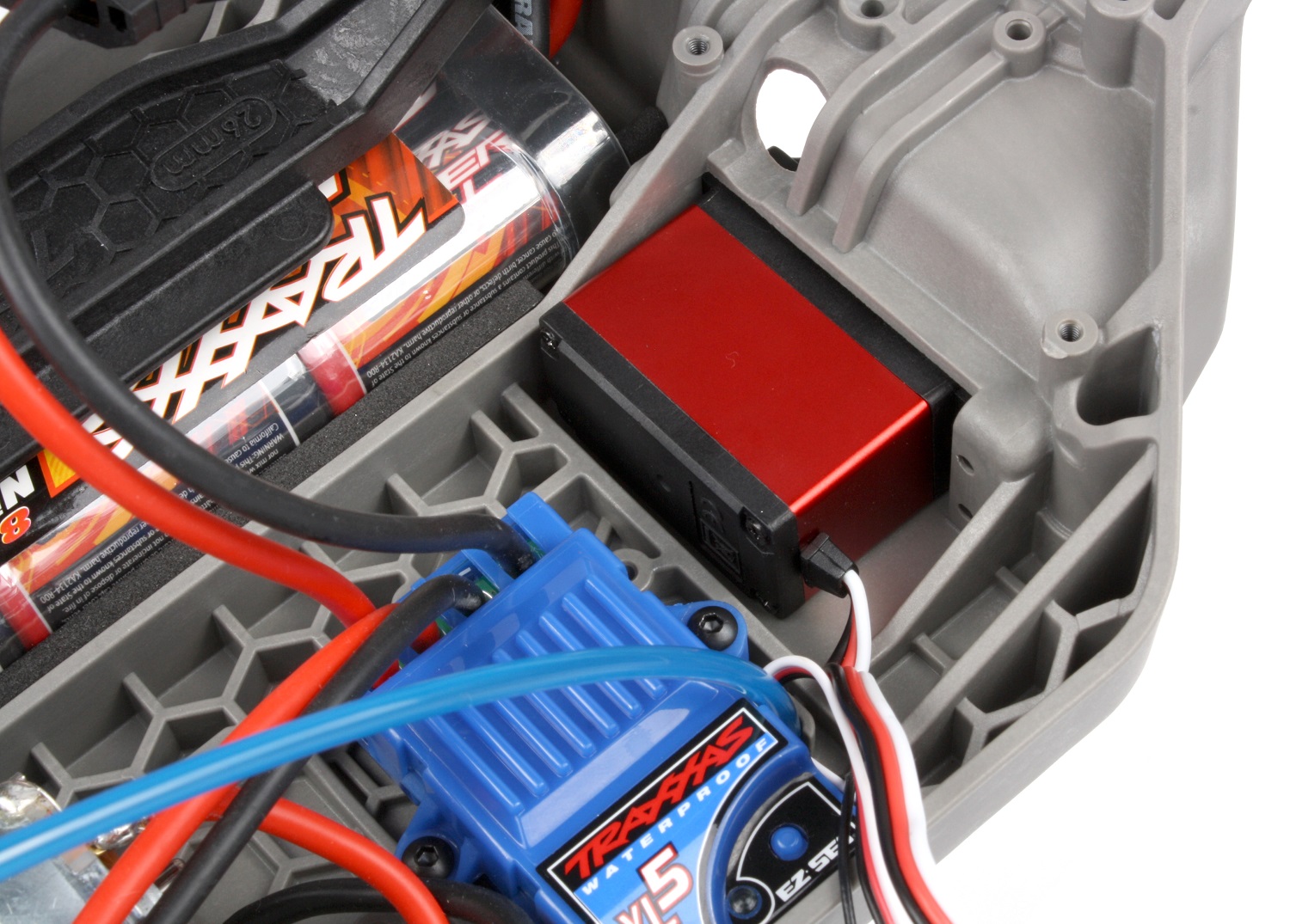 Here's a look at the installed servo