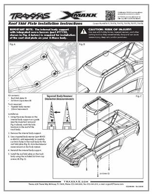 Roof skid instructions