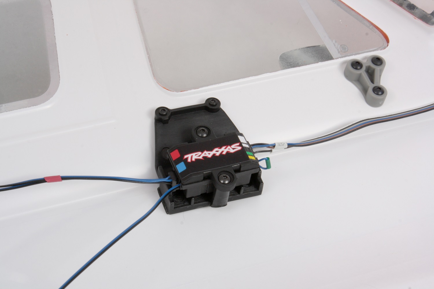 Plug lights into the distribution block
