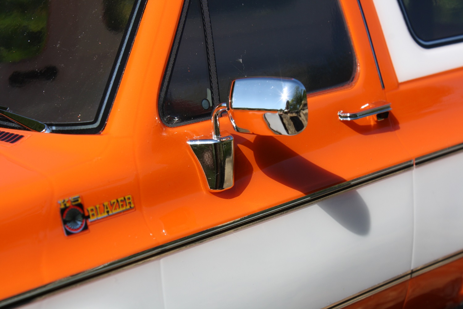 Blazer bumper push bar