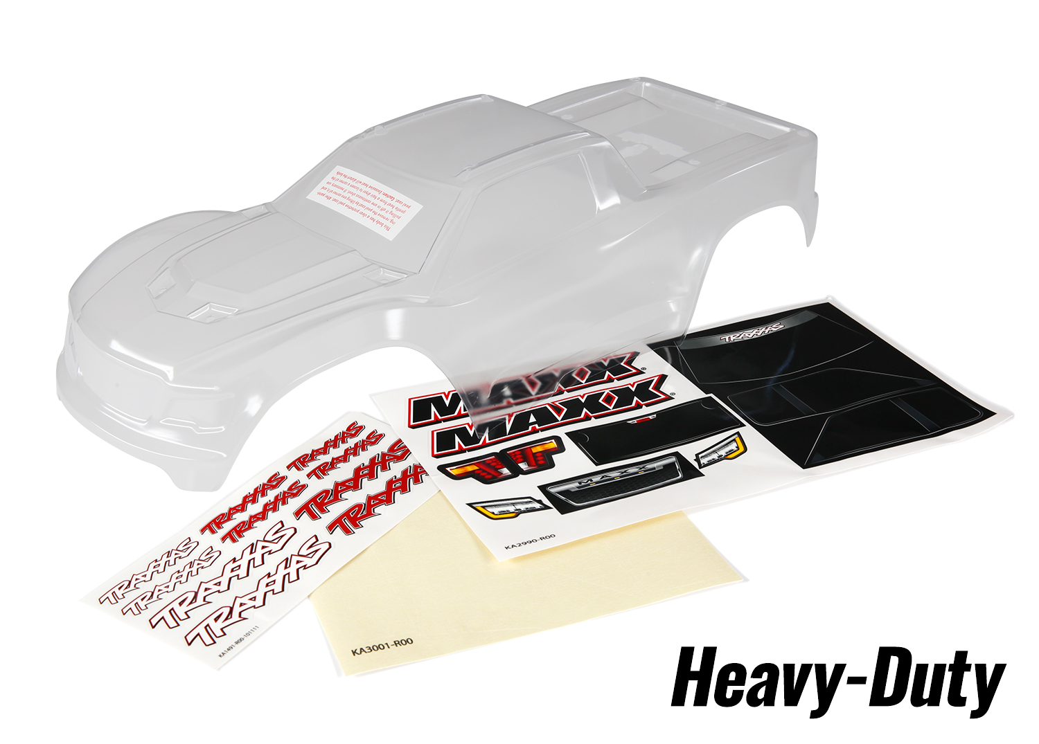 #8914 heavy-duty clear Maxx body