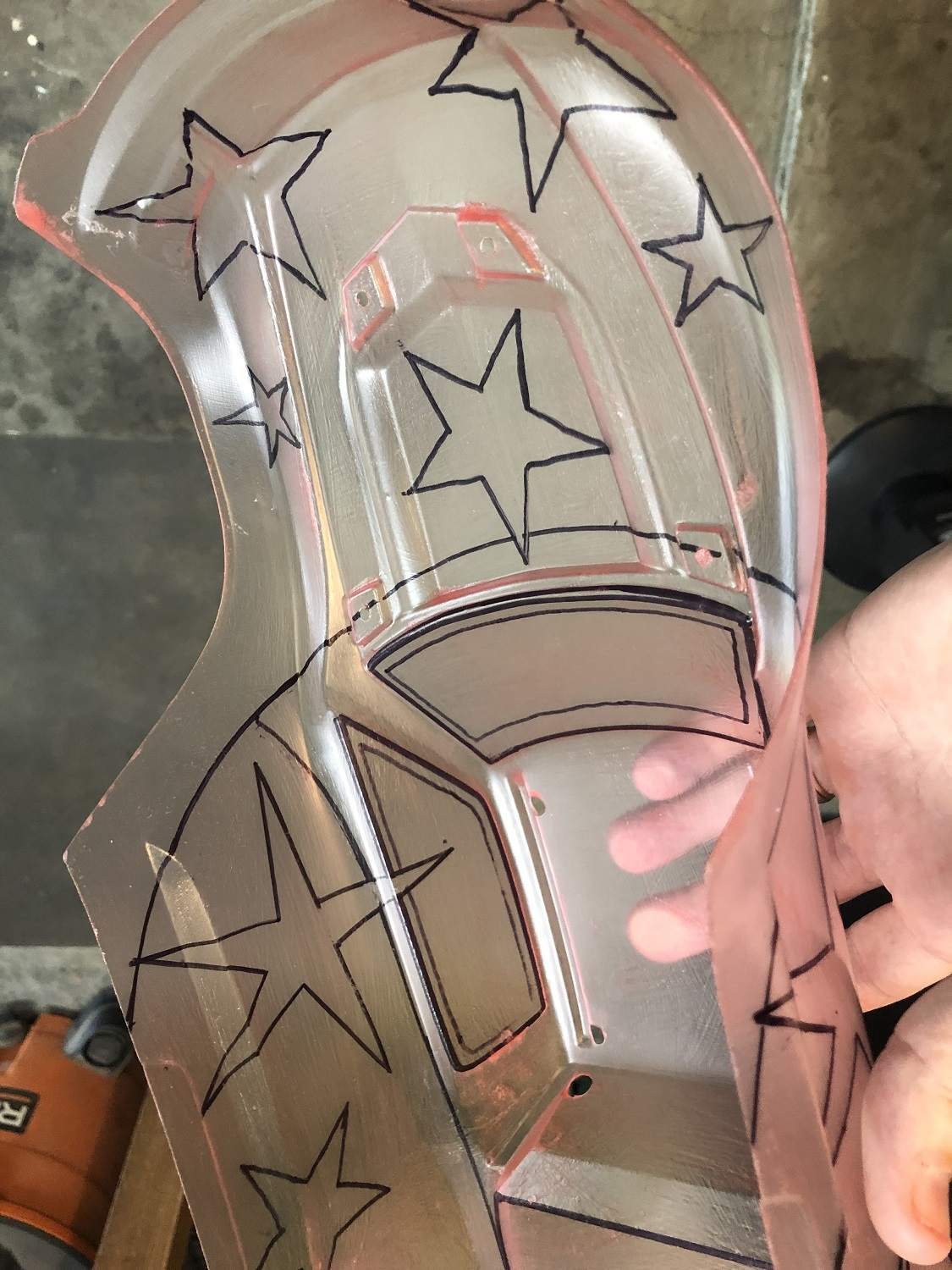 Remove the masking for your first paint layer