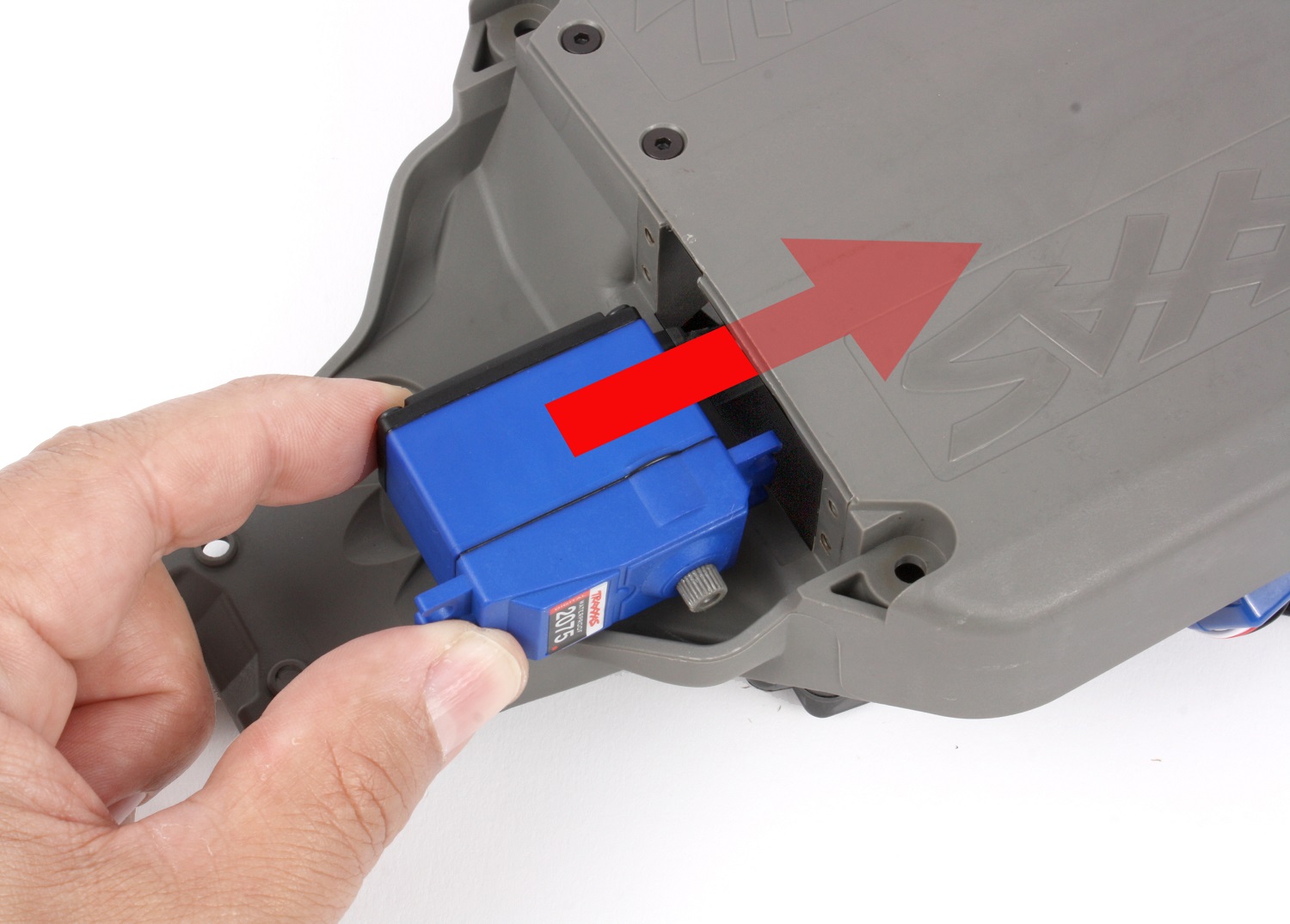 Turn the servo sideways