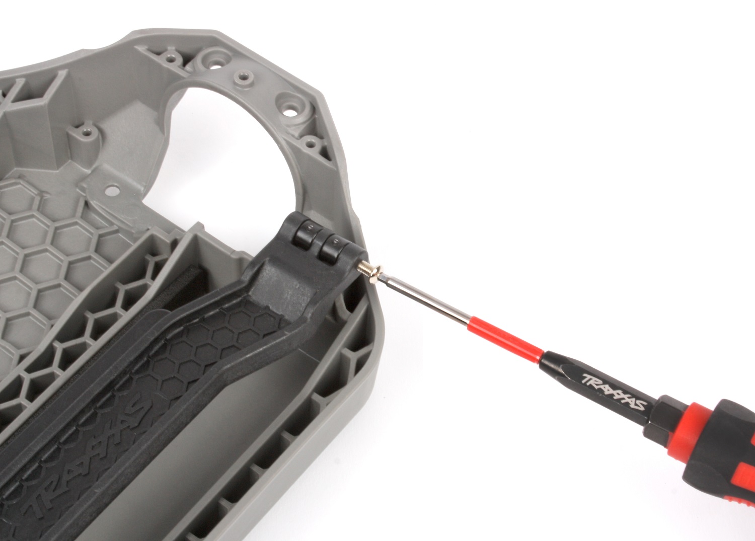 Tighten down the battery strap