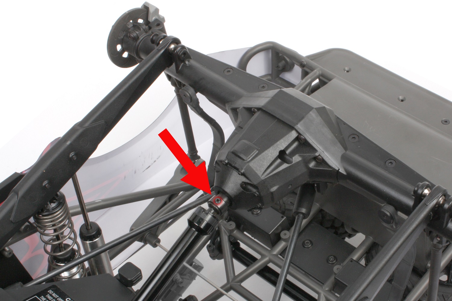 Remove the driveshaft screw