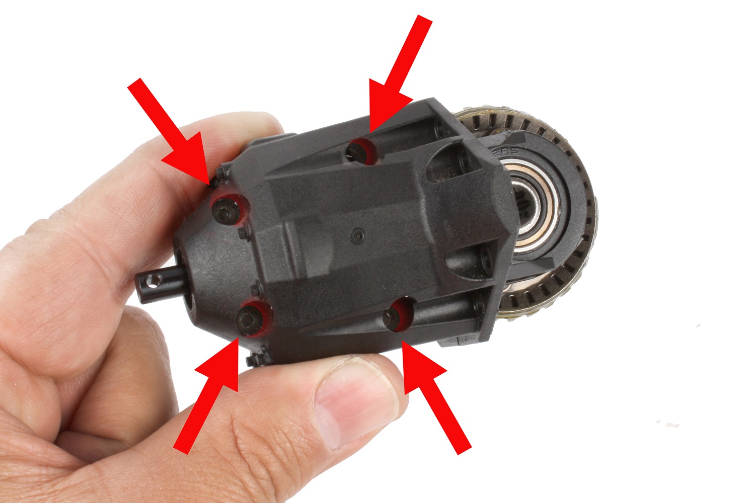Remove the carrier housing screws