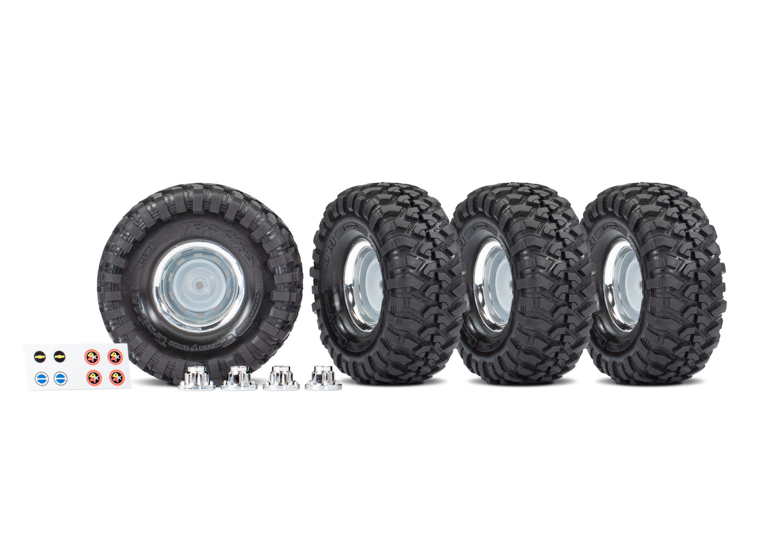 8166X Chrome rally wheels