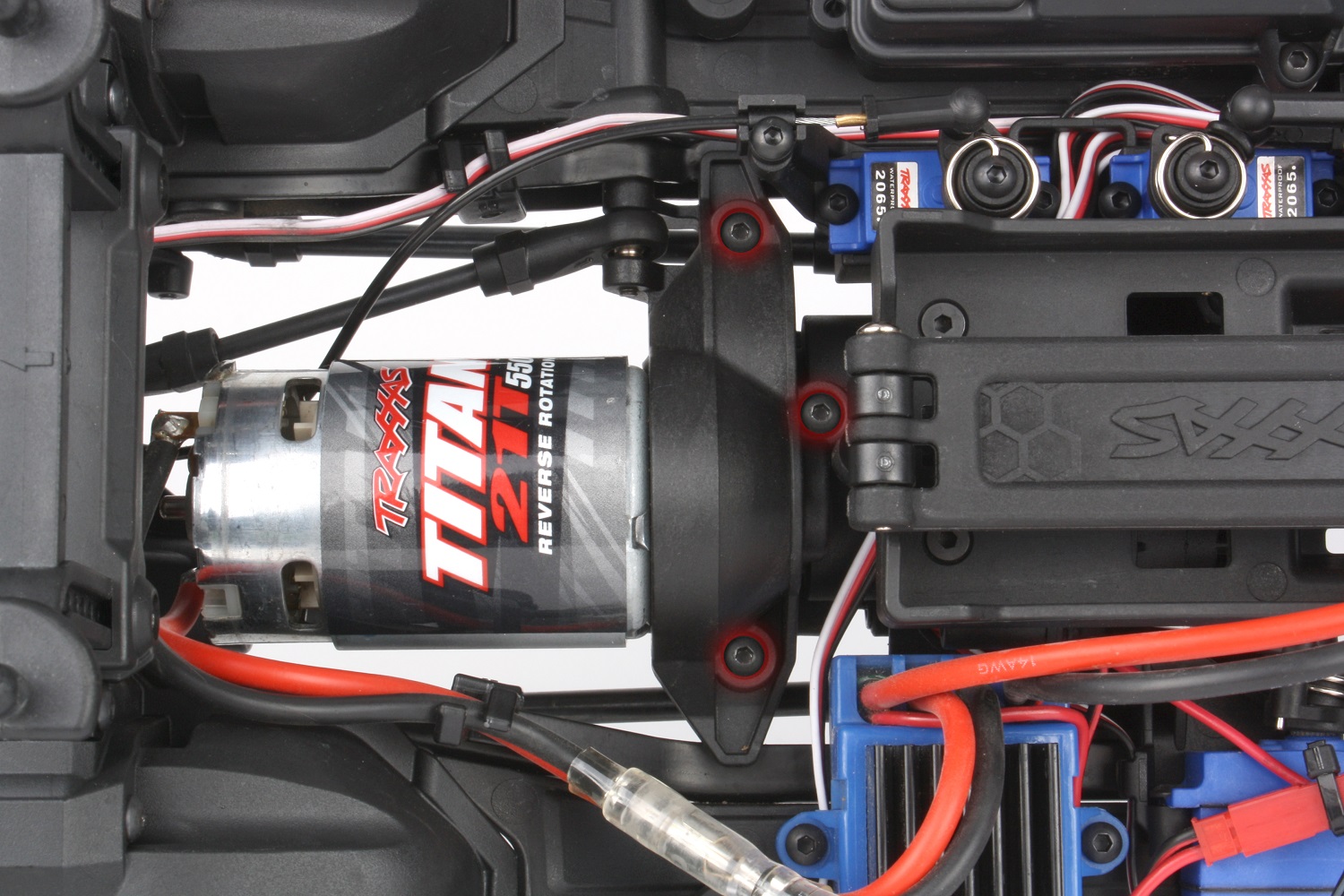 Remove the three motor screws