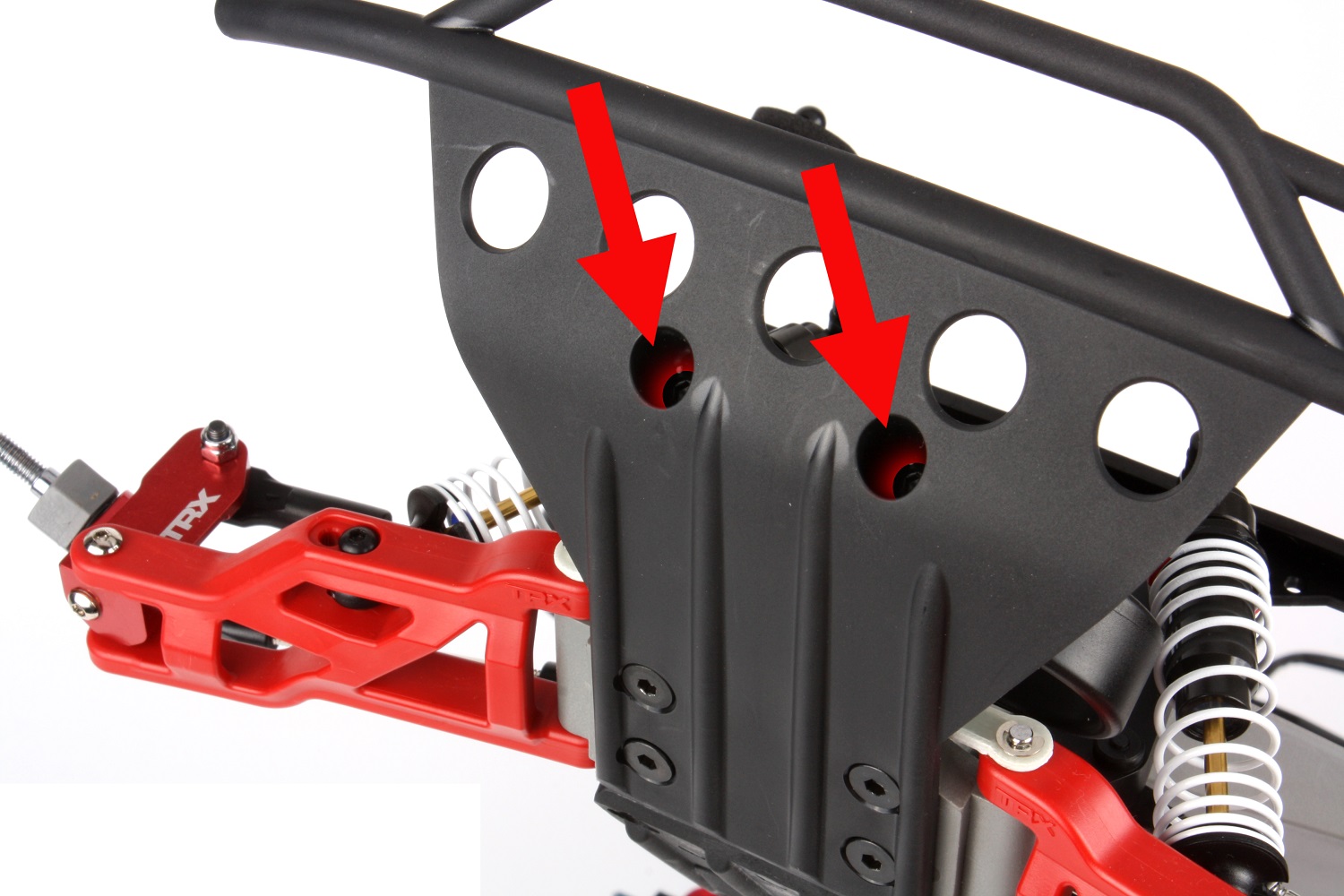 Remove the two front screws