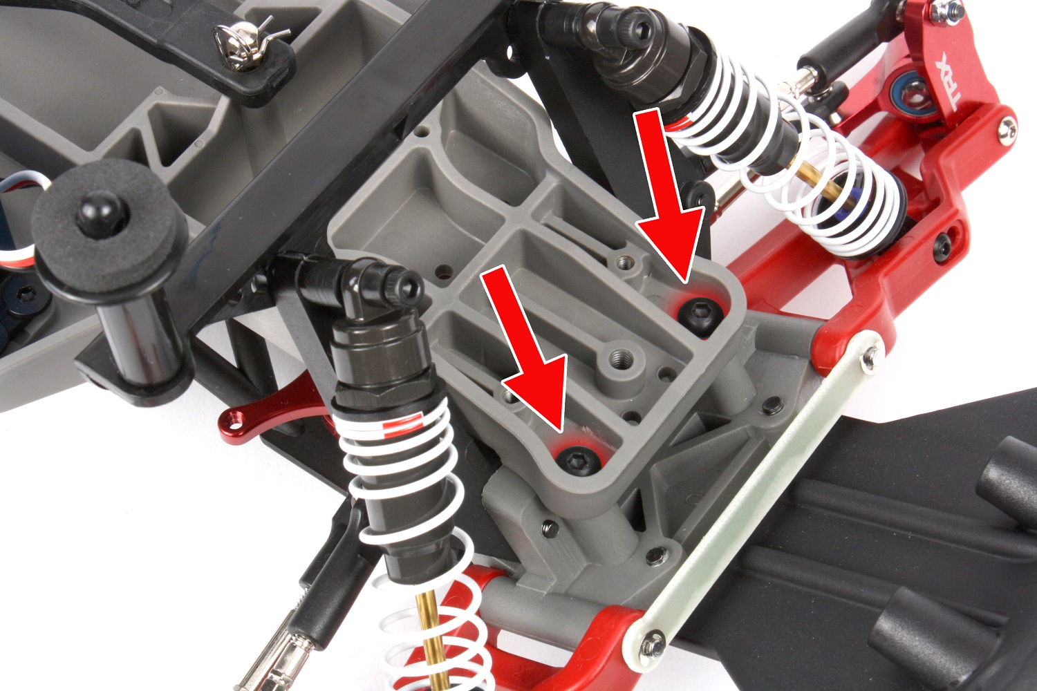 Remove front screws