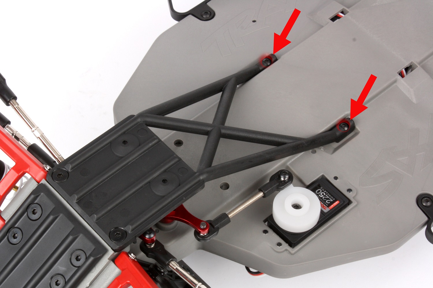Remove skid plate screws