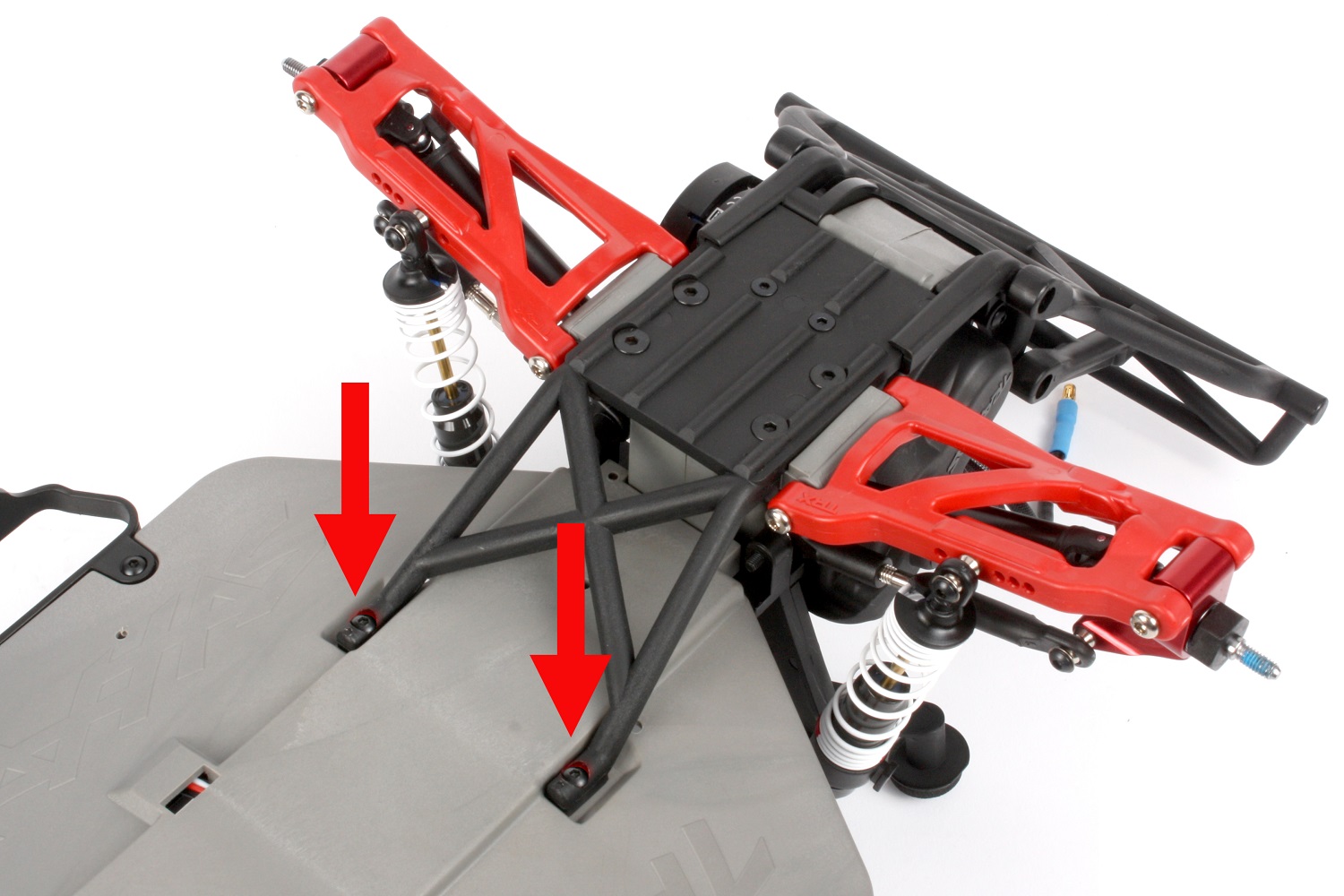 Remove skid plate screws