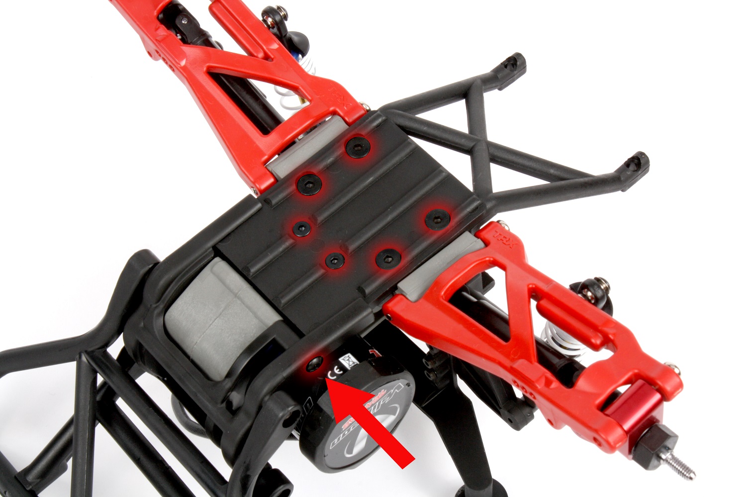 Remove skid plate screws