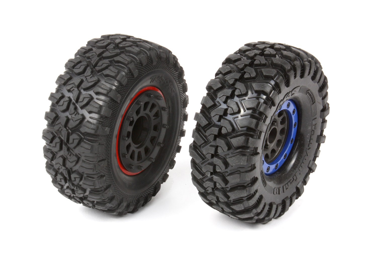 Stock tire (left) Canyon Trail (right)