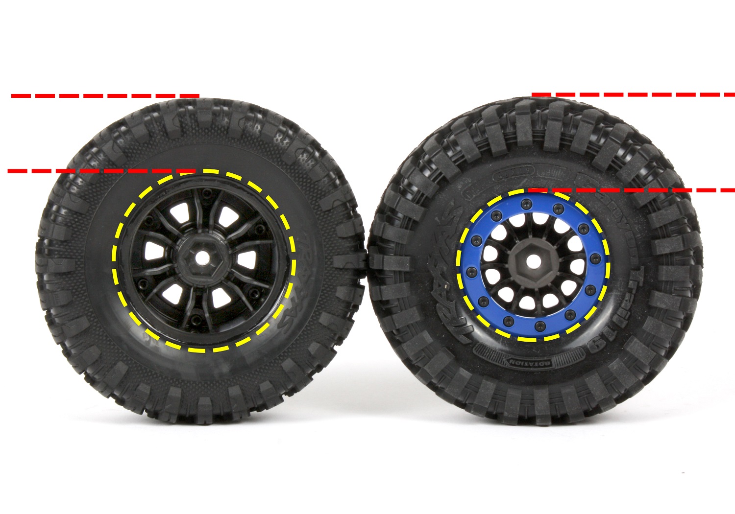 Sidewall comparison