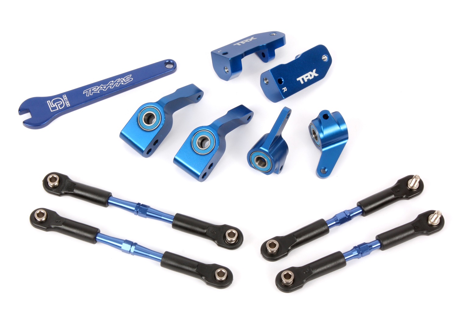 The vivid blue-anodized finish looks incredible