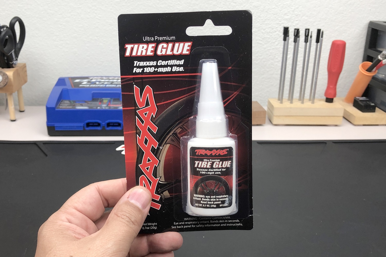 Use Traxxas Tire Glue for the best bond