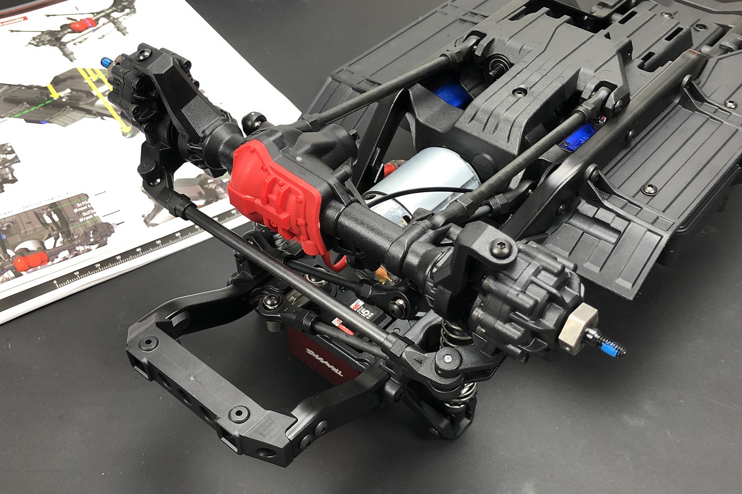 Installing the front axle