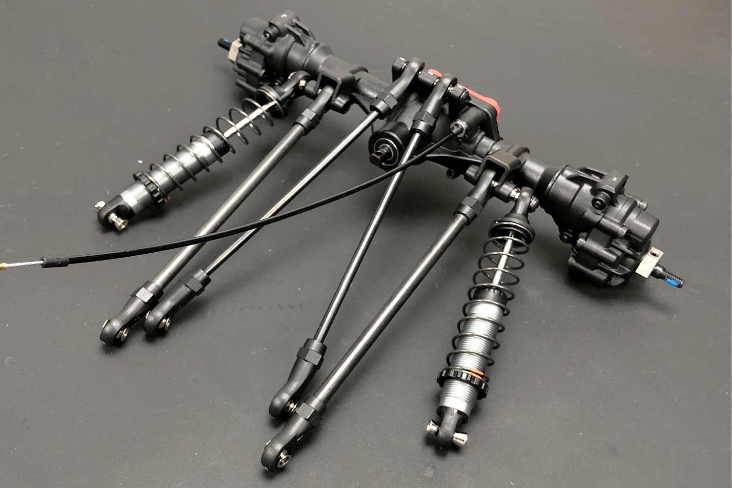 Installing the rear axle
