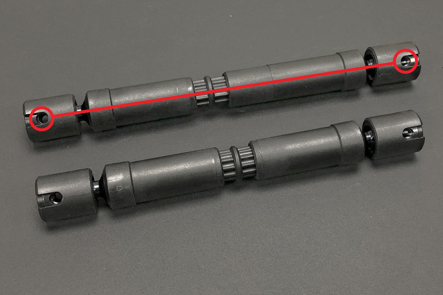 Align the half shafts