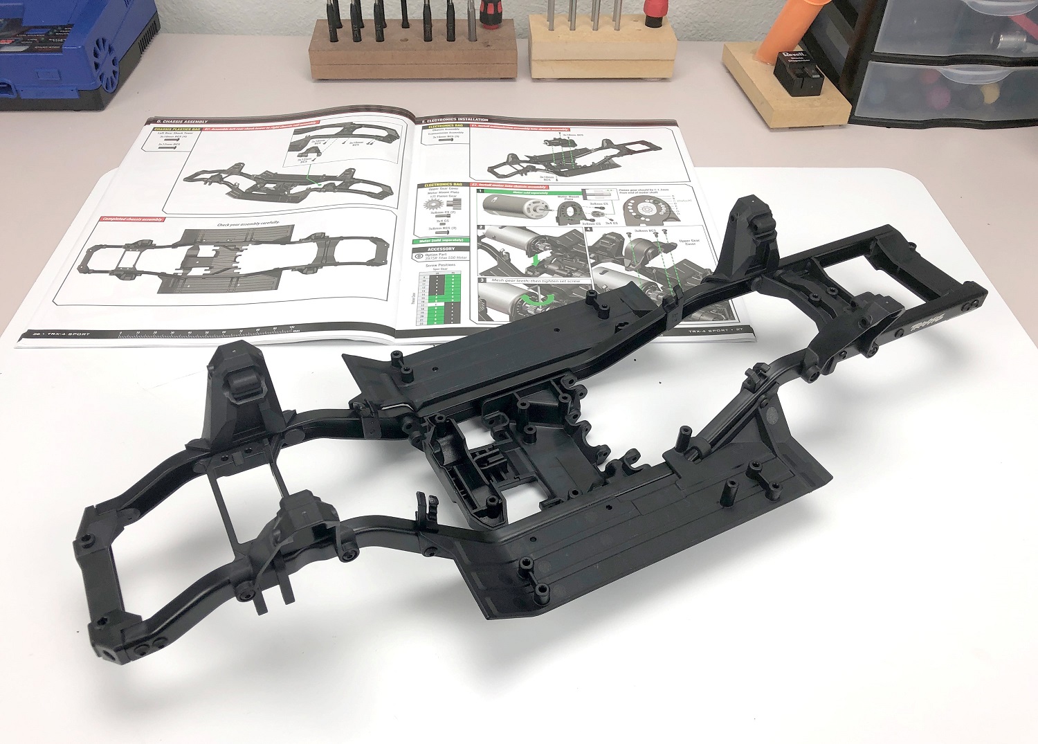 Completed chassis