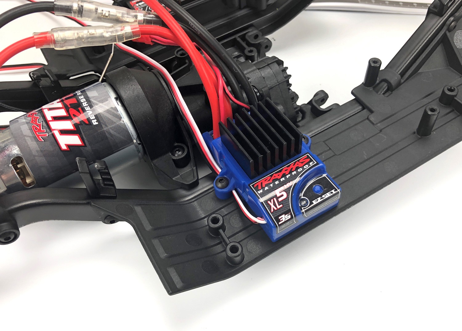 Tuck the wire as shown