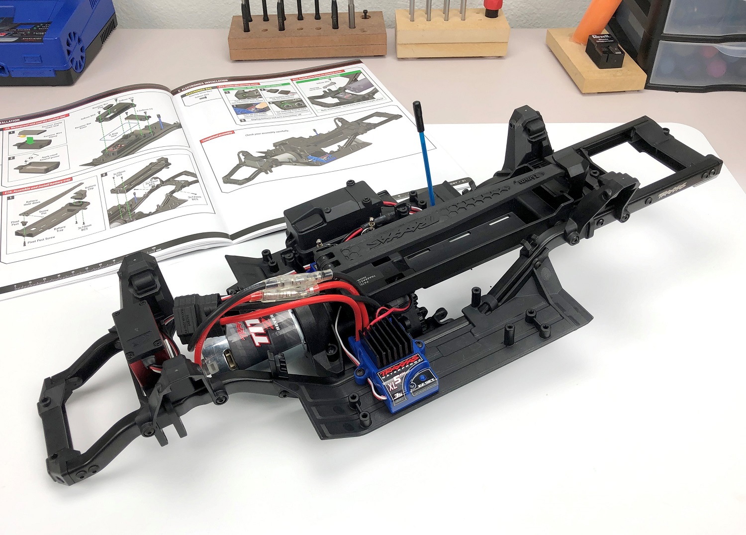 Completed chassis