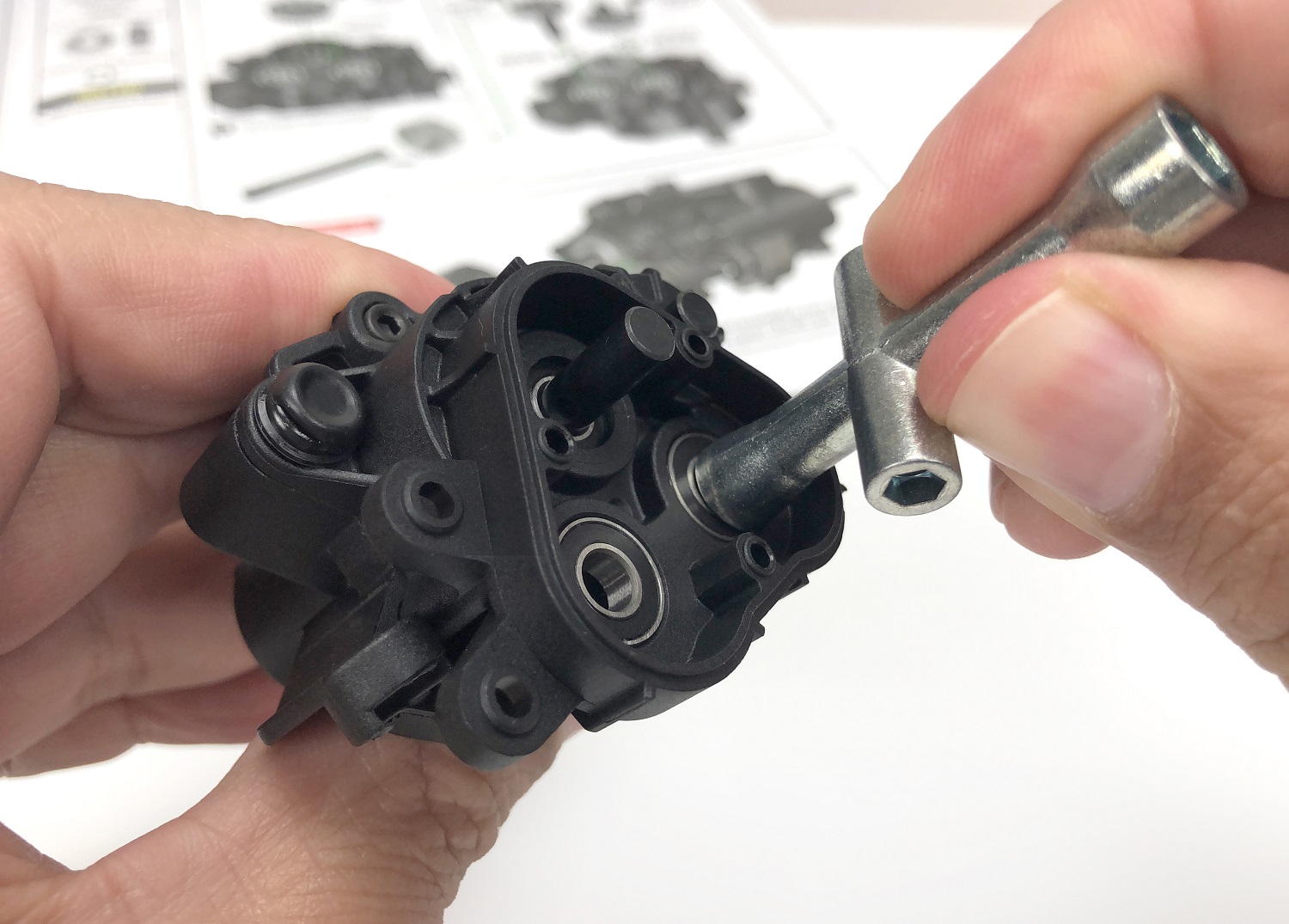 Use the 4-way wrench