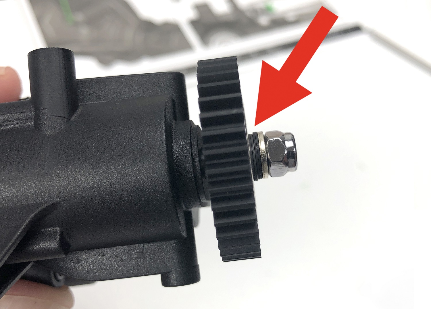 Compress the washers fully