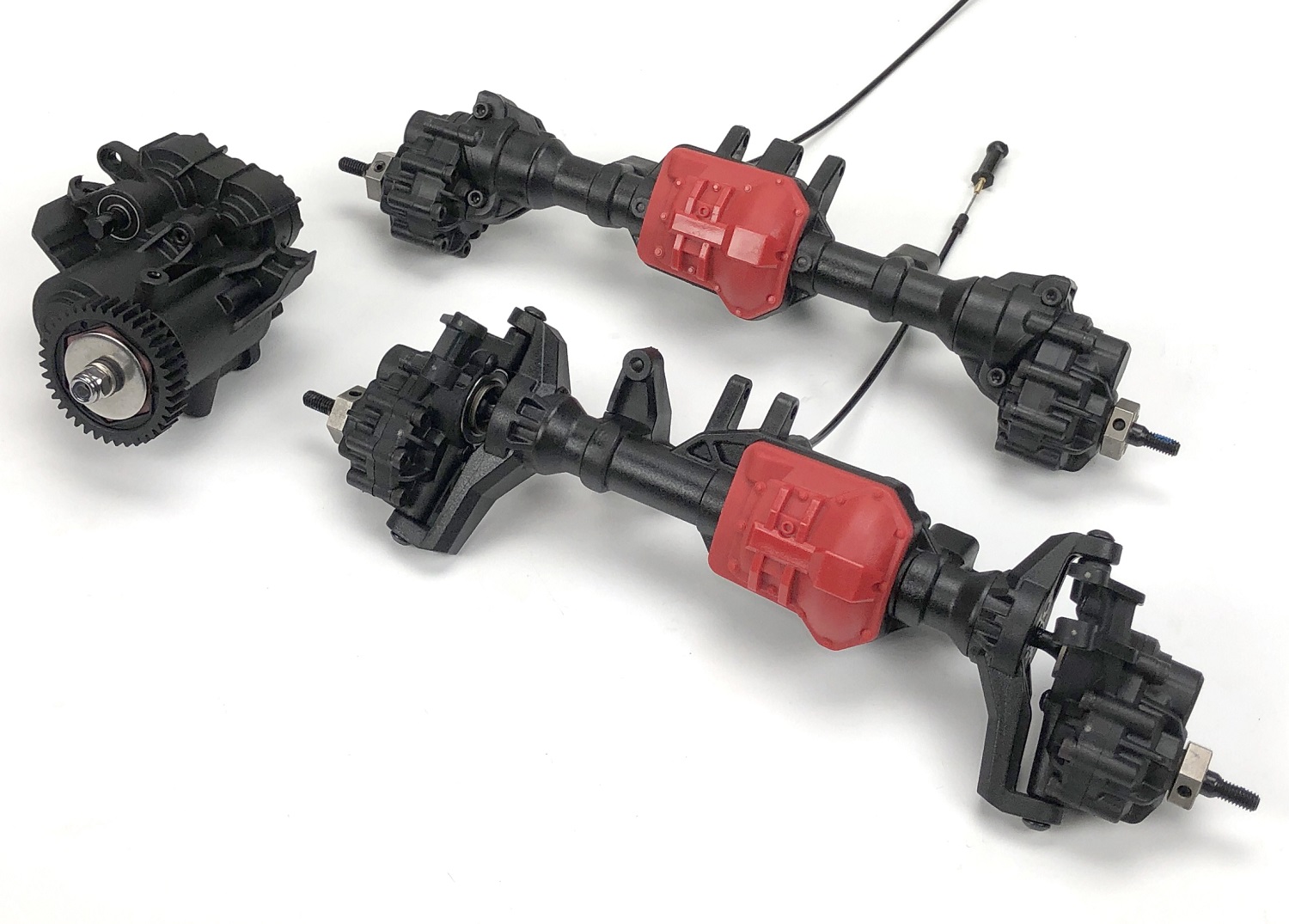 Completed axles and transmission