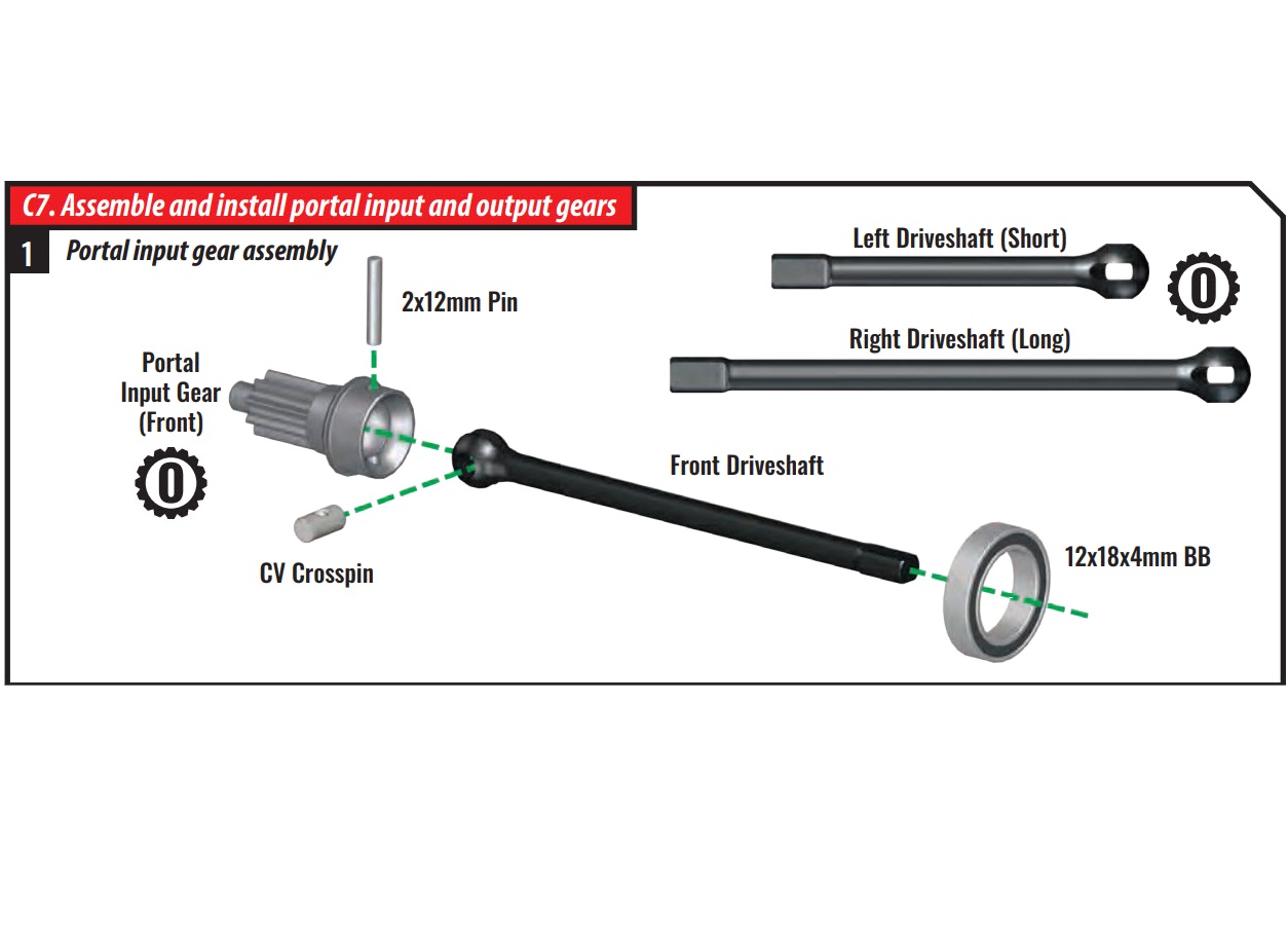 Front axle assembly