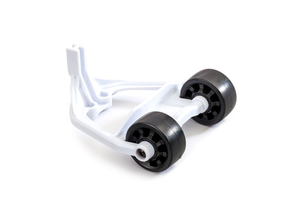 White wheelie bar