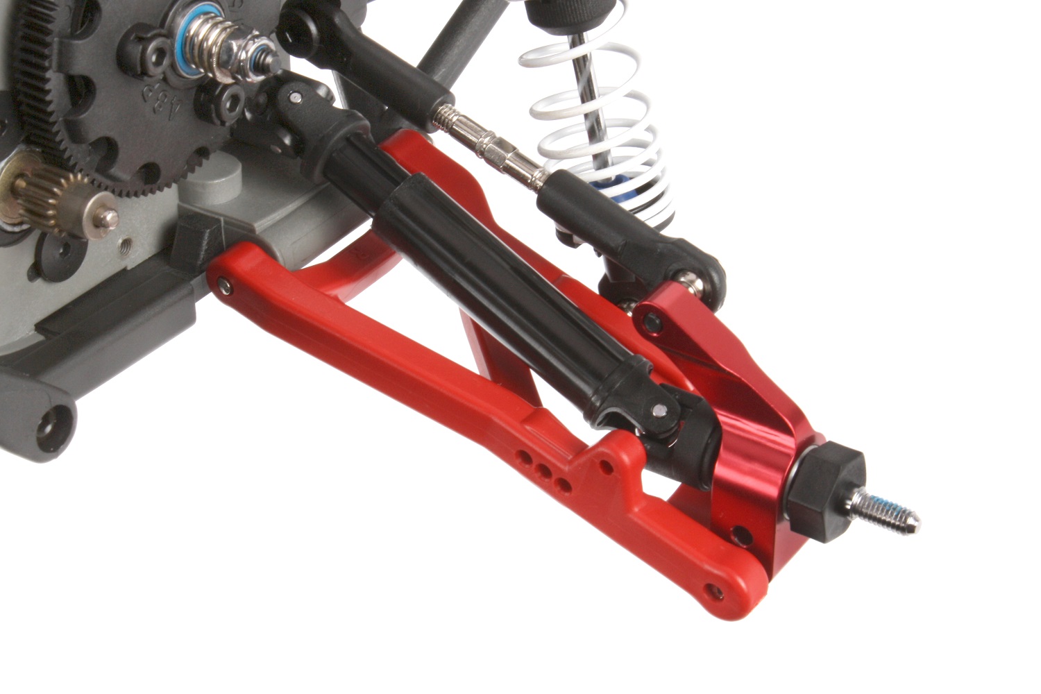 Red aluminum axle carriers