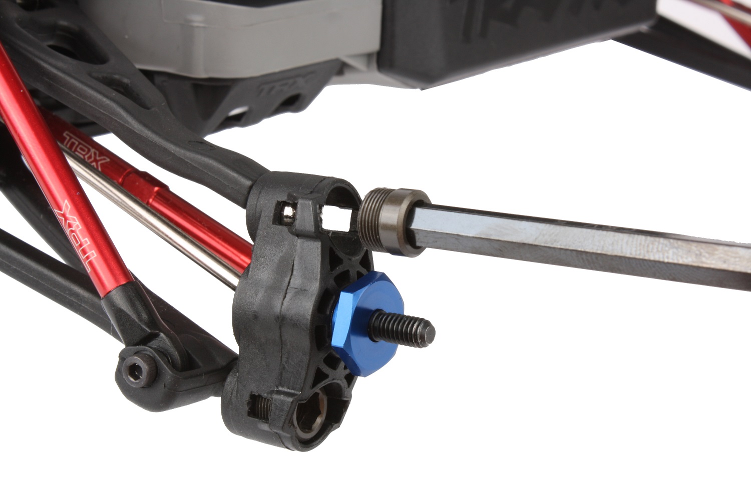 Pivot ball caps provide precise adjustment