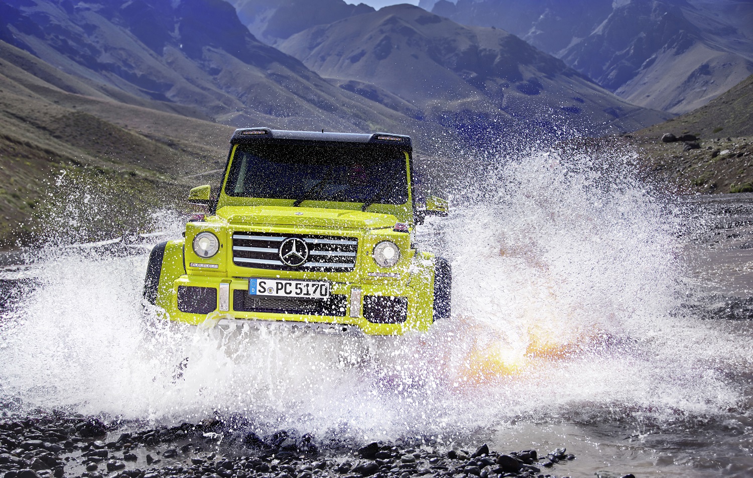 G-500 water splash