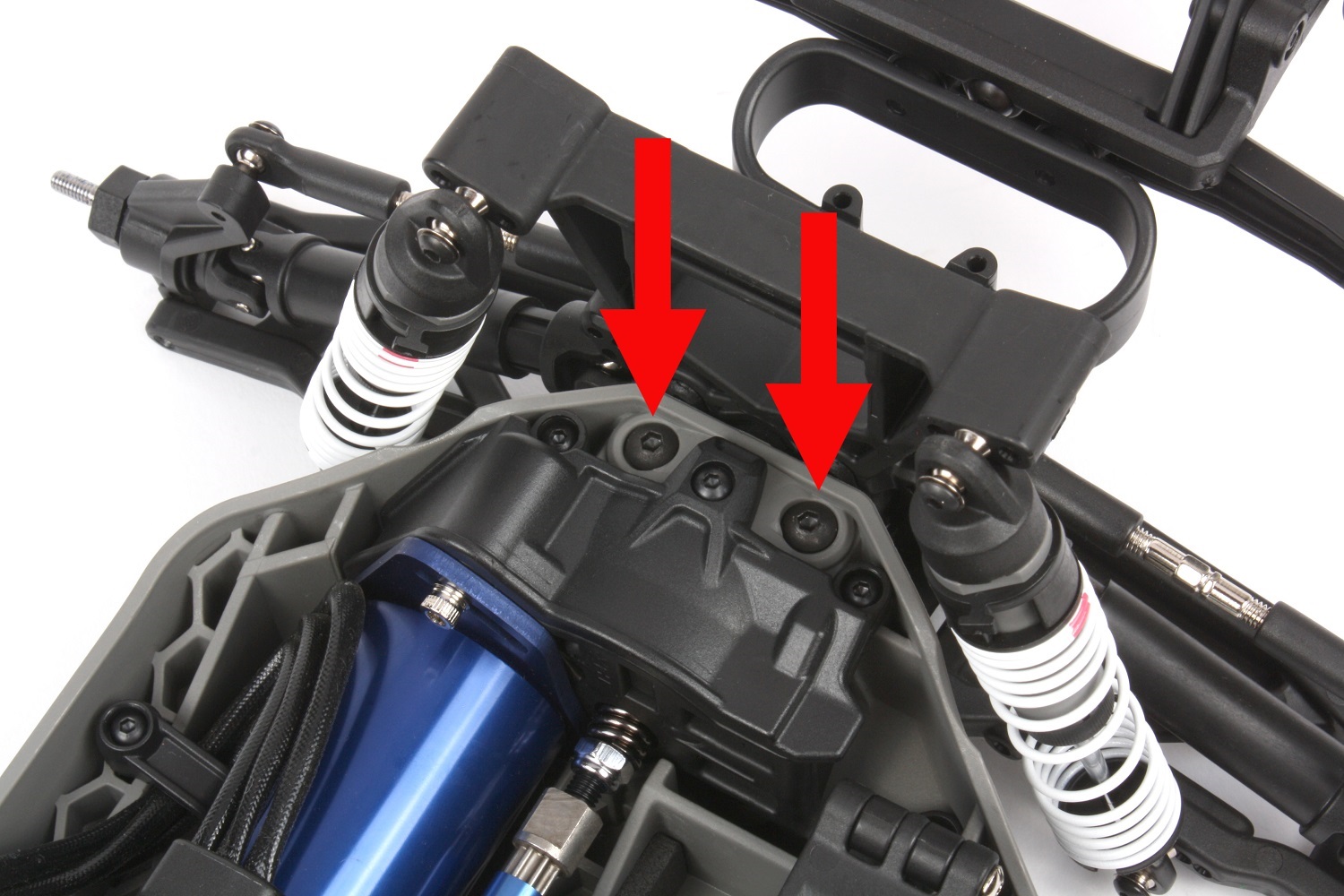 Remove rear module screws