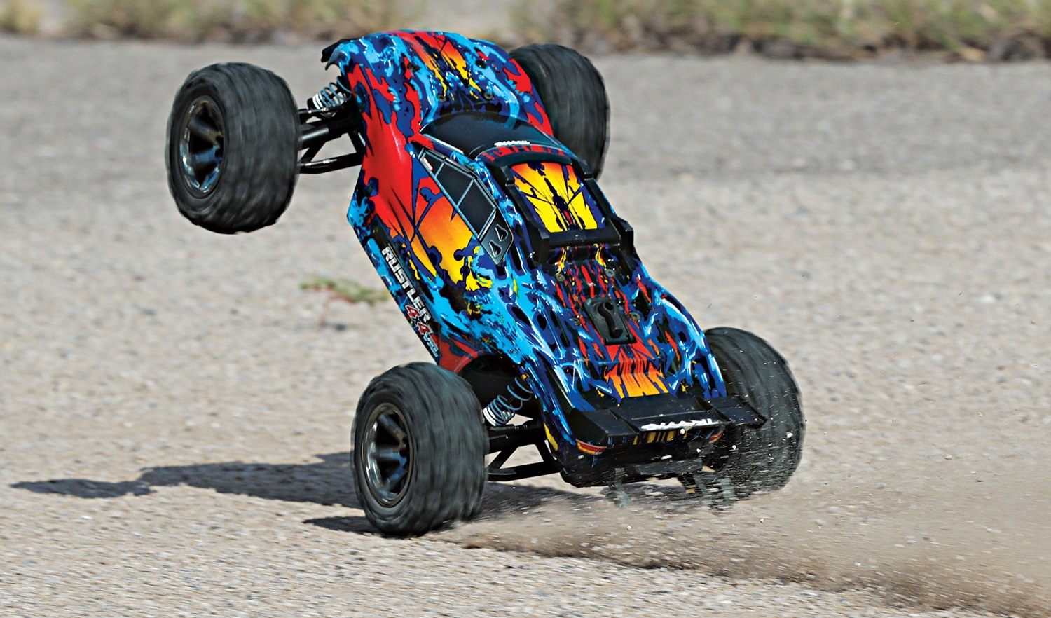 Rustler 4X4 wheelie