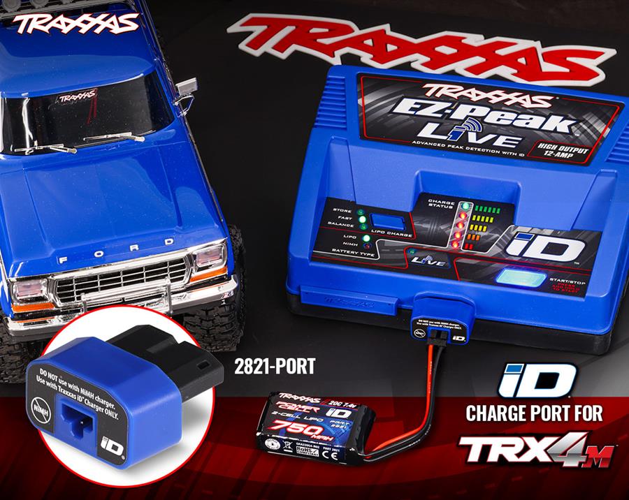 New iD<sup>®</sup> Charging Port for TRX-4M