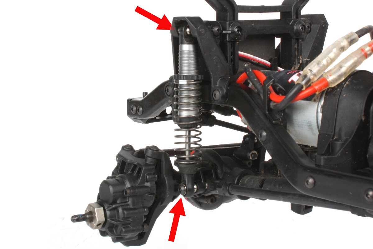 Remove the shocks