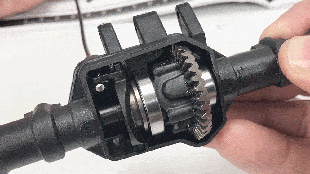 Inspect and clean the portal gears Inspect and clean the portal gears