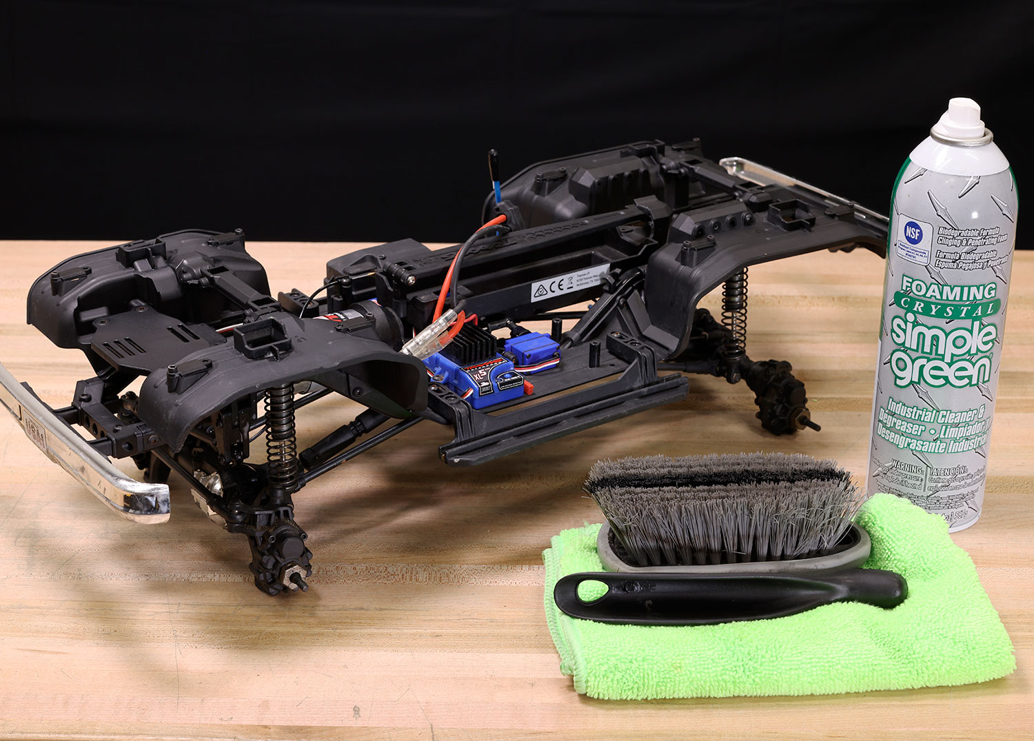 Dry off the chassis