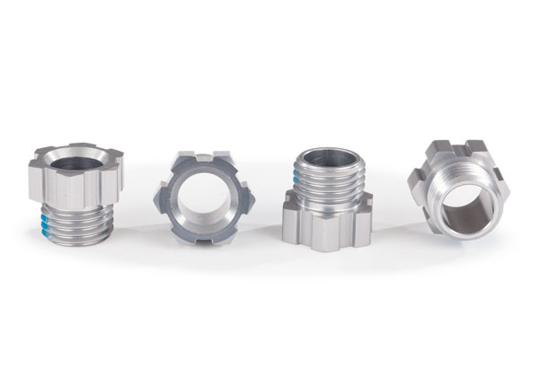 Gray Aluminum Stub Axle Nuts