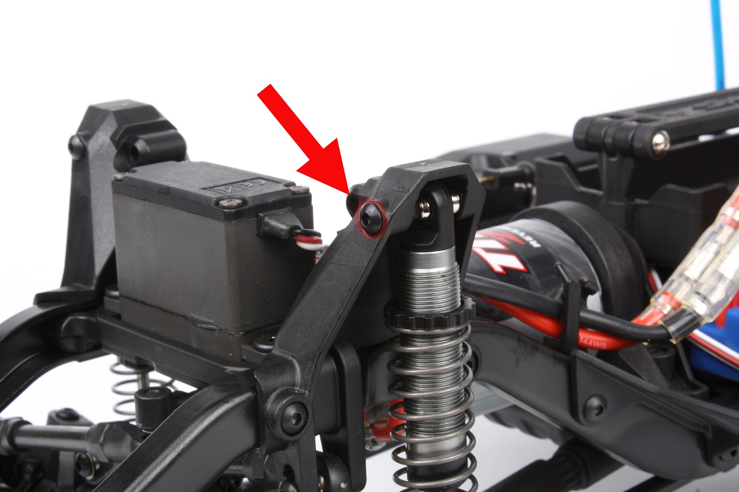 Remove the front shocks