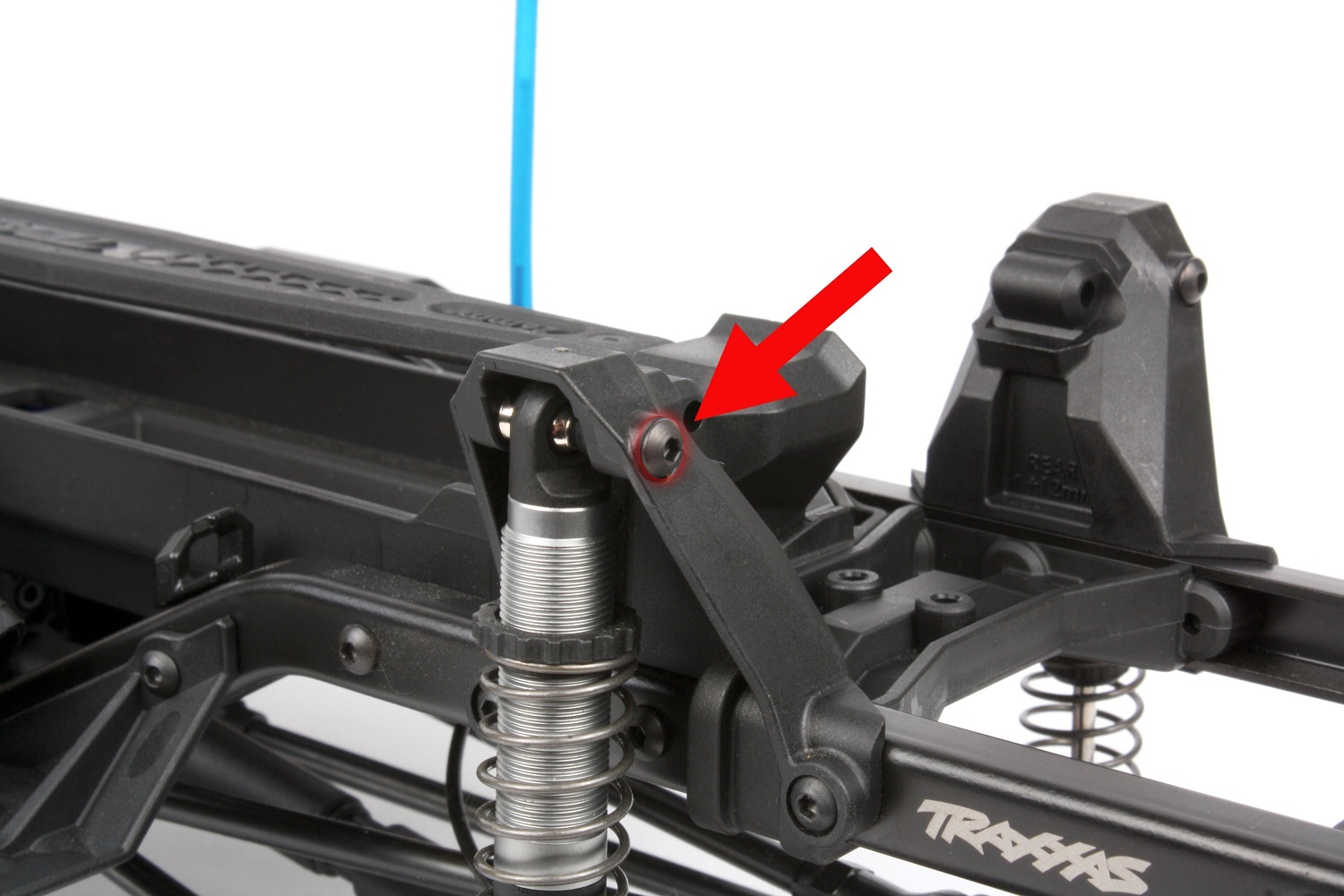 Remove the rear shocks