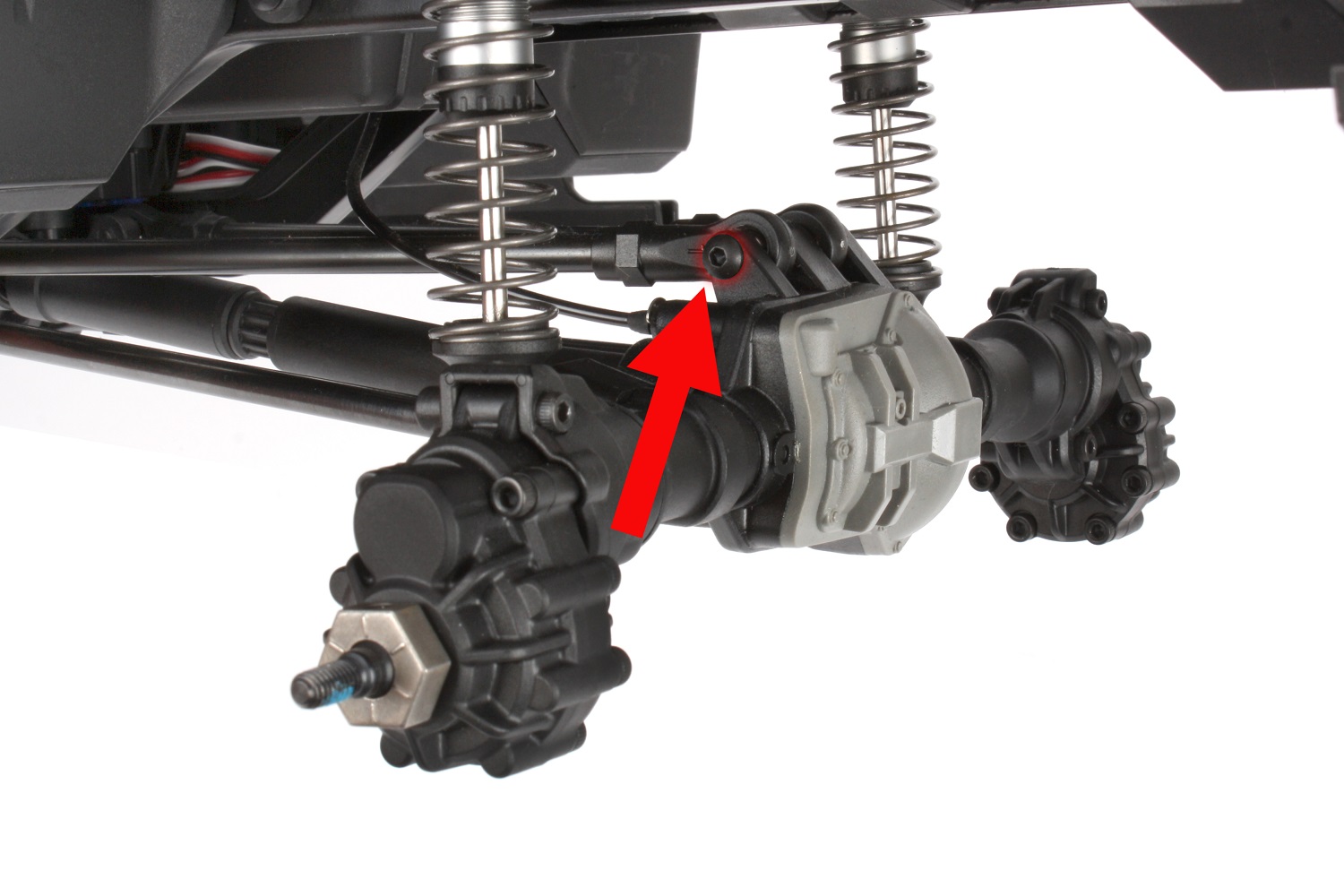 Remove the axle screw