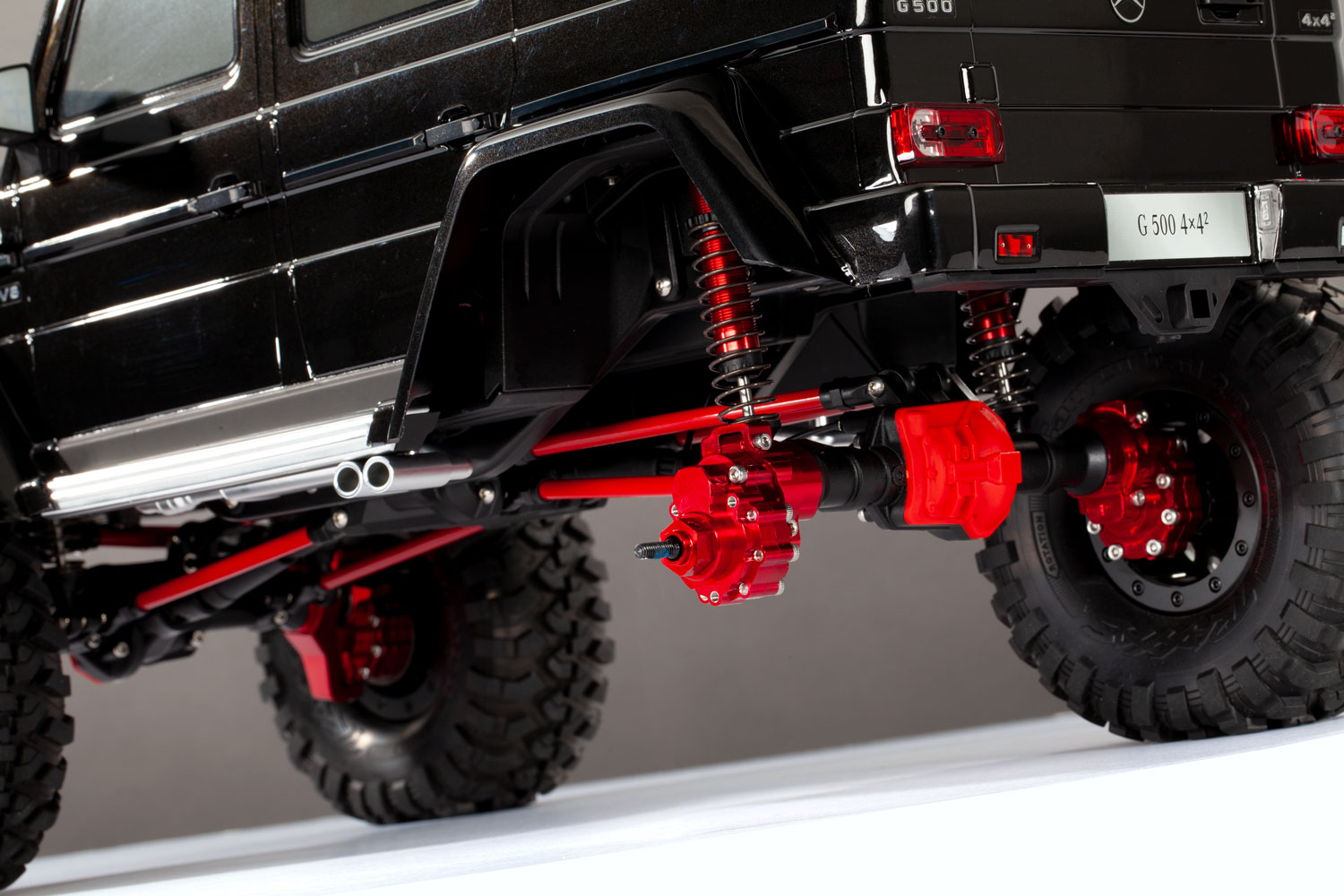 Rear red accessories