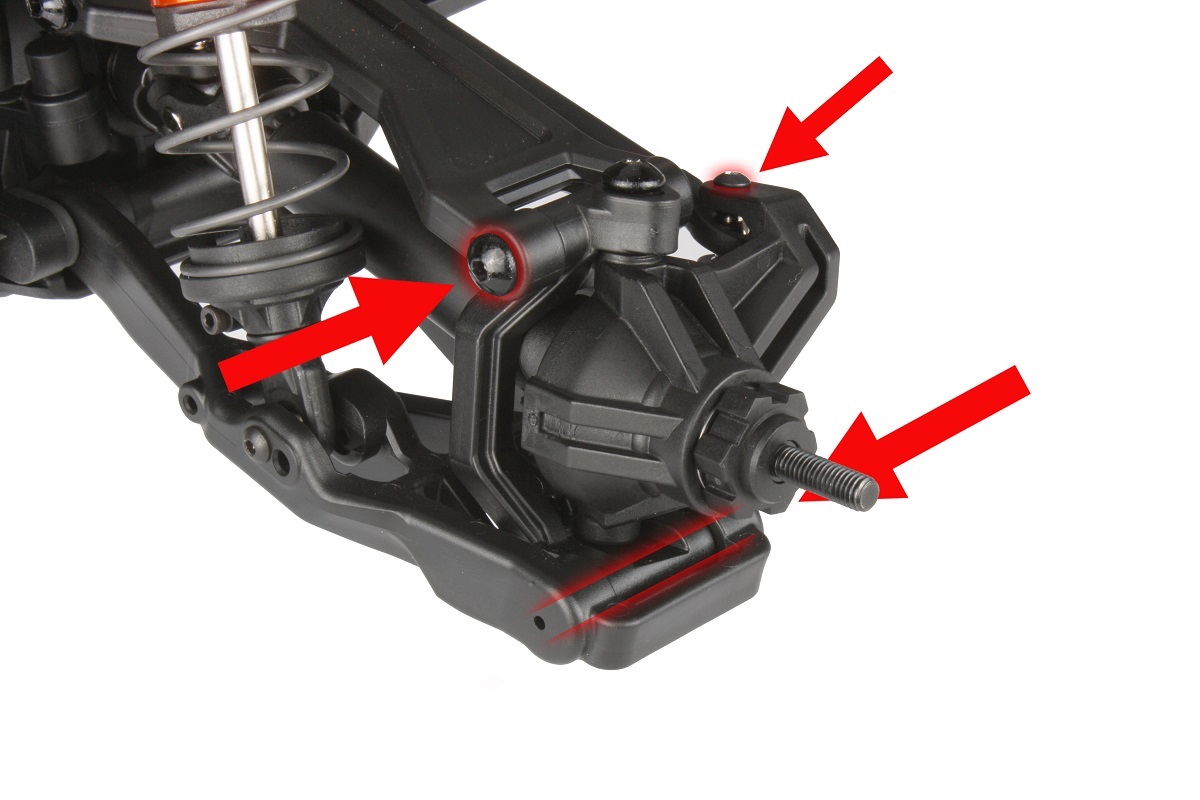 Unscrew the Steering Blocks