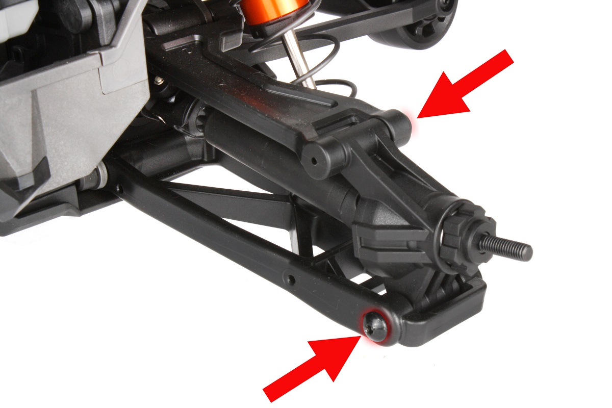 Unscrew the Axle Carriers