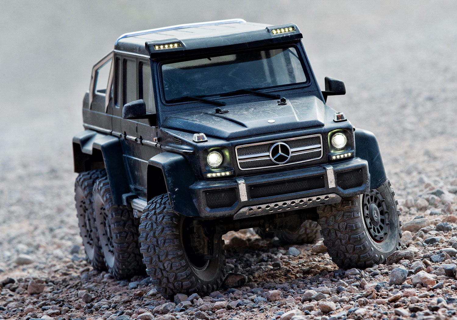 TRX-6 6x6 Black Gravel Front